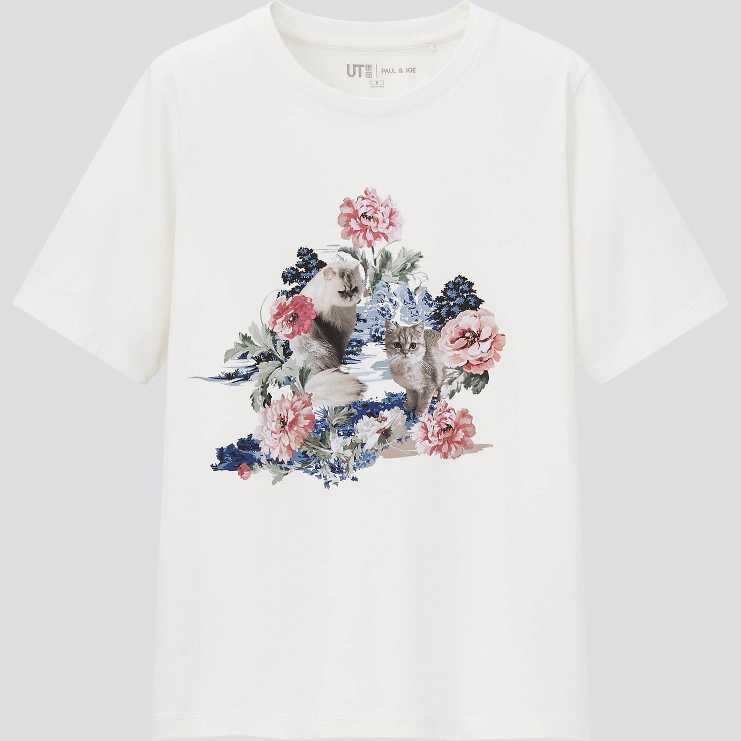 ユニクロut ポール ジョー 猫 花tシャツ人とかぶらないコーデ 着回し Shuhumika